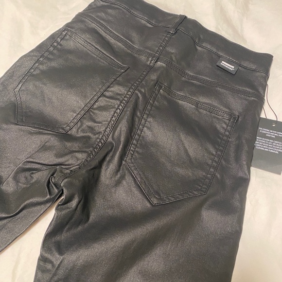 BNWT Dr. Denim faux leather pants size medium (27-29) - Picture 5 of 7